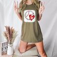 Womens Bleached Custom Baseball Mom Number 32 Heart For Mom Women's Heather T-Shirt Heather Olive Womens Bleached Custom Baseball Mom Number 32 Heart For Mom Women's Heather T-Shirt Heather Olive