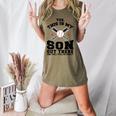 Yes This Is My Son Out There Baseball Mom Women's Heather T-Shirt Heather Olive Yes This Is My Son Out There Baseball Mom Women's Heather T-Shirt Heather Olive