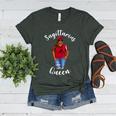 African American Baseball Mom Sagittarius Queen Zodiac Sign Women's Heather T-Shirt Heather Forest African American Baseball Mom Sagittarius Queen Zodiac Sign Women's Heather T-Shirt Heather Forest