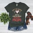 Ain’t No Drama Just a Loud & Proud Baseball Mom Women's Heather T-Shirt Heather Forest