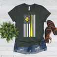 American Flag Baseball Mom Team Women's Heather T-Shirt Heather Forest American Flag Baseball Mom Team Women's Heather T-Shirt Heather Forest