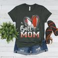 Ball Mom Football Baseball Mom Premium Women's Heather T-Shirt Heather Forest Ball Mom Football Baseball Mom Premium Women's Heather T-Shirt Heather Forest