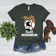 Ball MomMom Soccer Baseball Mom Mom Women's Heather T-Shirt Heather Forest Ball MomMom Soccer Baseball Mom Mom Women's Heather T-Shirt Heather Forest