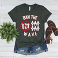 Baseball Ban The Wave Baseball Mom Player Coach Fan Women's Heather T-Shirt Heather Forest Baseball Ban The Wave Baseball Mom Player Coach Fan Women's Heather T-Shirt Heather Forest