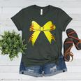 Baseball Bow Baseball Mom Women Baseball Mama Women's Heather T-Shirt Heather Forest Baseball Bow Baseball Mom Women Baseball Mama Women's Heather T-Shirt Heather Forest
