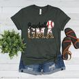 Baseball Gma Women BallPark Gma Baseball Mom Mother's Day Women's Heather T-Shirt Heather Forest