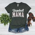 Baseball Mama Baseball Mom Women Proud Retro Women's Heather T-Shirt Heather Forest Baseball Mama Baseball Mom Women Proud Retro Women's Heather T-Shirt Heather Forest