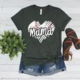 Baseball Mama Scribble Heart Baseball Mom Sports Team Tball Women's Heather T-Shirt Heather Forest Baseball Mama Scribble Heart Baseball Mom Sports Team Tball Women's Heather T-Shirt Heather Forest
