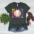 Baseball Mama Sport Women Proud Baseball Mom Women's Heather T-Shirt Heather Forest Baseball Mama Sport Women Proud Baseball Mom Women's Heather T-Shirt Heather Forest