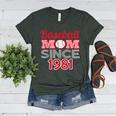 Baseball Mom Since 1981 Women's Heather T-Shirt Heather Forest Baseball Mom Since 1981 Women's Heather T-Shirt Heather Forest