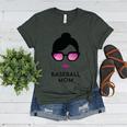 Baseball Mom Activity Mom Women's Heather T-Shirt Heather Forest Baseball Mom Activity Mom Women's Heather T-Shirt Heather Forest