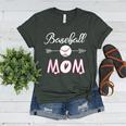 Baseball Mom Birthday Sport Baseball Sport Matching Family Women's Heather T-Shirt Heather Forest