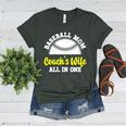 Baseball Mom Coach's Wife All In One Sports Player Coach Women's Heather T-Shirt Heather Forest Baseball Mom Coach's Wife All In One Sports Player Coach Women's Heather T-Shirt Heather Forest