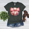 Baseball Mom Coquette Pink Bow Baseball Mom Women's Heather T-Shirt Heather Forest Baseball Mom Coquette Pink Bow Baseball Mom Women's Heather T-Shirt Heather Forest
