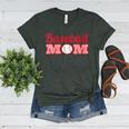 Baseball Mom Cute Mother Fans Baseball Graphic Women's Heather T-Shirt Heather Forest Baseball Mom Cute Mother Fans Baseball Graphic Women's Heather T-Shirt Heather Forest