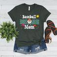 Baseball Mom Cute Retro Look Mothers Will Love Women's Heather T-Shirt Heather Forest Baseball Mom Cute Retro Look Mothers Will Love Women's Heather T-Shirt Heather Forest