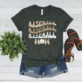 Baseball Mom Distressed Vintage Sports Player Calls Me Mom Women's Heather T-Shirt Heather Forest