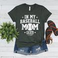 In My Baseball Mom Era Cool Mommy Women's Heather T-Shirt Heather Forest In My Baseball Mom Era Cool Mommy Women's Heather T-Shirt Heather Forest