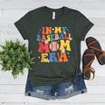 In My Baseball Mom Era Cute Mommy Groovy Women's Heather T-Shirt Heather Forest