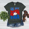 In My Baseball Mom Era Groovy Baseball Mother's Day US Flag Women's Heather T-Shirt Heather Forest In My Baseball Mom Era Groovy Baseball Mother's Day US Flag Women's Heather T-Shirt Heather Forest