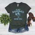 In My Baseball Mom Era Retro Game Day Mama Groovy Season Women's Heather T-Shirt Heather Forest