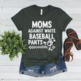 Baseball Mom Game Day Moms Against Pants Women's Heather T-Shirt Heather Forest Baseball Mom Game Day Moms Against Pants Women's Heather T-Shirt Heather Forest