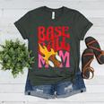 Baseball Mom Game Day Trendy Pink Leopard Mama Women's Heather T-Shirt Heather Forest Baseball Mom Game Day Trendy Pink Leopard Mama Women's Heather T-Shirt Heather Forest
