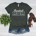 Baseball Mom Gameday Graphic Premium Women's Heather T-Shirt Heather Forest
