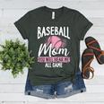 Baseball Mom Baseball Gloves Bat Baseball Player Women's Heather T-Shirt Heather Forest Baseball Mom Baseball Gloves Bat Baseball Player Women's Heather T-Shirt Heather Forest