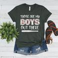 Baseball Mom And Grandma Those Are My Boys Baseball Game Women's Heather T-Shirt Heather Forest Baseball Mom And Grandma Those Are My Boys Baseball Game Women's Heather T-Shirt Heather Forest
