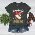 Baseball Mom Headband Leopard Baseball Ball Mother's Day Women's Heather T-Shirt Heather Forest