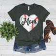 Baseball Mom Heart Mother's Day Mom Grandma Mama Boys Girls Women's Heather T-Shirt Heather Forest Baseball Mom Heart Mother's Day Mom Grandma Mama Boys Girls Women's Heather T-Shirt Heather Forest