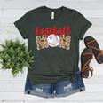 Baseball Mom Leopard Print Cute Mother's Day Sport Lover Women's Heather T-Shirt Heather Forest Baseball Mom Leopard Print Cute Mother's Day Sport Lover Women's Heather T-Shirt Heather Forest