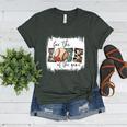 Baseball Mom Leopard For The Love Of The Game Bleached Women Women's Heather T-Shirt Heather Forest Baseball Mom Leopard For The Love Of The Game Bleached Women Women's Heather T-Shirt Heather Forest