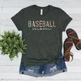 Baseball Mom Leopard Print Baseball Mama Mother's Day Women's Heather T-Shirt Heather Forest Baseball Mom Leopard Print Baseball Mama Mother's Day Women's Heather T-Shirt Heather Forest