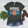 Baseball Mom Leopard Print Baseball Mama Women Mother's Day Women's Heather T-Shirt Heather Forest Baseball Mom Leopard Print Baseball Mama Women Mother's Day Women's Heather T-Shirt Heather Forest