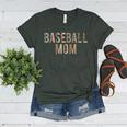 Baseball Mom Leopard Print Baseball Mother's Day Women's Heather T-Shirt Heather Forest Baseball Mom Leopard Print Baseball Mother's Day Women's Heather T-Shirt Heather Forest