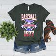Baseball Mom Loud & Proud Since 1977 Premium Women's Heather T-Shirt Heather Forest
