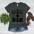 Baseball Mom Baseball Lover Mom Women's Heather T-Shirt Heather Forest Baseball Mom Baseball Lover Mom Women's Heather T-Shirt Heather Forest