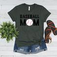 Baseball Mom Mommy Mama Mother's Day Women Retro Ball Sports Women's Heather T-Shirt Heather Forest Baseball Mom Mommy Mama Mother's Day Women Retro Ball Sports Women's Heather T-Shirt Heather Forest