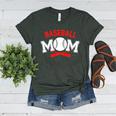 Baseball Mom Baseball Player For Mother's Day Women's Heather T-Shirt Heather Forest Baseball Mom Baseball Player For Mother's Day Women's Heather T-Shirt Heather Forest