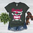 Baseball Mom Raglan Baseball Tee Women's Heather T-Shirt Heather Forest