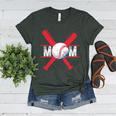 Baseball Mom Red Women's Heather T-Shirt Heather Forest Baseball Mom Red Women's Heather T-Shirt Heather Forest
