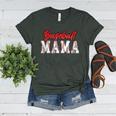 Baseball Mom Retro Groovy Baseball Mama Women Mother's Day Women's Heather T-Shirt Heather Forest Baseball Mom Retro Groovy Baseball Mama Women Mother's Day Women's Heather T-Shirt Heather Forest