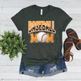 Baseball Mom Sports Orange Women's Heather T-Shirt Heather Forest Baseball Mom Sports Orange Women's Heather T-Shirt Heather Forest