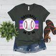 Baseball Mom Sports Mom Proud Baseball Mom Women's Heather T-Shirt Heather Forest