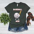 Baseball Mom Sports Quote Women's Heather T-Shirt Heather Forest Baseball Mom Sports Quote Women's Heather T-Shirt Heather Forest