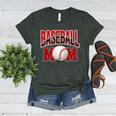 Baseball Mom Sports Red Women's Heather T-Shirt Heather Forest Baseball Mom Sports Red Women's Heather T-Shirt Heather Forest