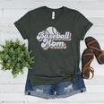 Baseball Mom Sporty Retro Baseball Team Momma Gray Women's Heather T-Shirt Heather Forest Baseball Mom Sporty Retro Baseball Team Momma Gray Women's Heather T-Shirt Heather Forest