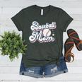 Baseball Mom Squad Women's Heather T-Shirt Heather Forest